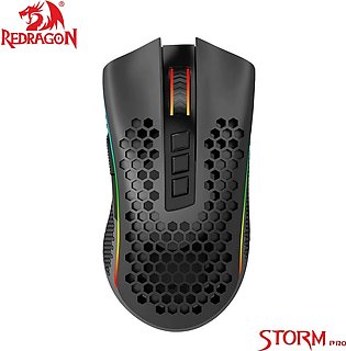 Redragon Storm Pro RGB Wireless Gaming Mouse M808-KS 16000 Dpi Ergonomic Programmable for Gamer mice laptop computer Wired and Wirelesses 2in 1 Gaming Mouse