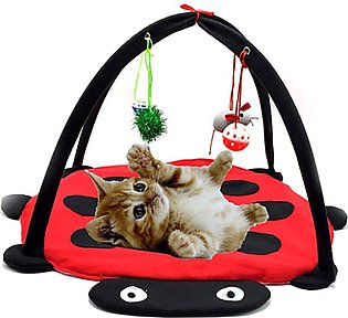 Pet Cat Bed Play Tent Toys Blanket House Furniture With Ball