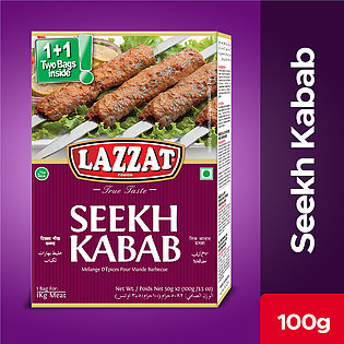 Lazzat Seekh Kabab Masala 100gm Pack of  2