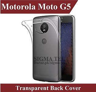 Motorola Moto G5 Transparent Back Cover High Quality Soft Crystal Clear Case For Motorola Moto G5