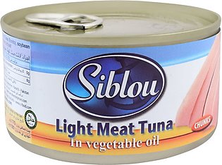 Siblou Canned Light Meat Tuna Chunks in Vegetable Oil 170G