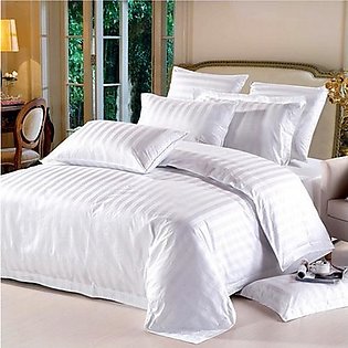 White Striped Bedsheet