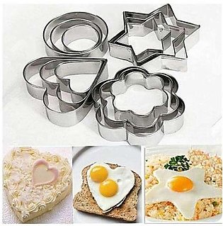12pc set Stainless Steel Cookie Cutters Biscuit