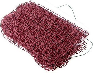 Square Mesh Braided Badminton Net - Red