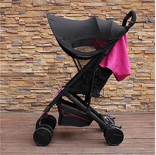 FLYEER Upgraded version of Baby Stroller Sun Visor Carriage Sun Shade Canopy Cover for Prams Stroller Accessories Car Seat Buggy Pushchair Cap Sun Hood Black