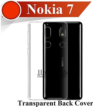 Nokia 7 Transparent Premium Quality Back Cover Soft Crystal Clear Case For Nokia 7