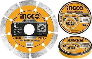 Ingco 5pcs Dry Diamond Disc 9"