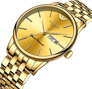 NIBOSI 2332 Business Watches Waterproof Casual Dress Wrist Watch Quartz Date Watch For Men + Watch Box