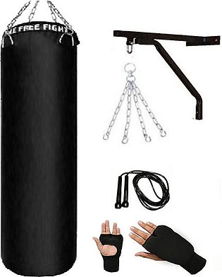 Boxing Bag 5 Pieces Set  - 4 Feet / Empty / Unfilled