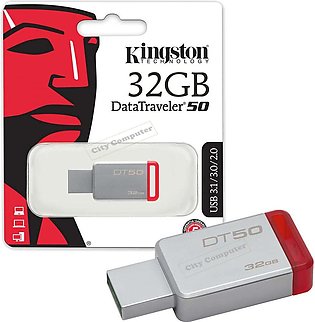 Kingston DT-50 32GB USB Flash Drive color SILVER