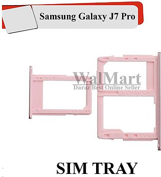 Samsung Galaxy J7 Pro SIM Tray Sim Jacket Sim Slot Sim Door For Samsung Galaxy J7 Pro - Golden