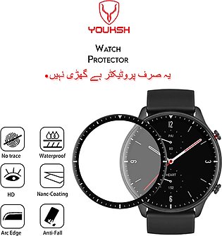 YOUKSH Amazfit GTR 2 - Watch Screen Protector - Ultra-thin Screen Protector - With Installation Kit - For Amazfit GTR 2.