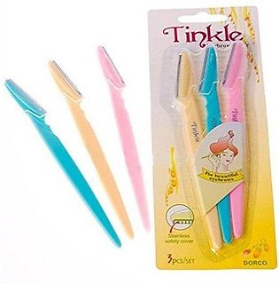 Pack Of 3 - Tinkle Eyebrow Razor Easily remove hairs