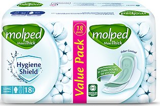 Molped-Maxi Thick Hygiene Shield - Long Value Pack