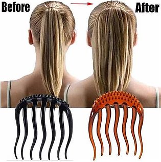 Hair Accessories Braid Tool Clip Comb Hair Styling Stick Bun Fashion Maker Hair Puff Maker Comb Sponge Hair Make Pad Comb hair Hair Puff Hairstyle Device Hair Ponytail Comb Styling Tools Hair Styling Clip Stick Bun Maker Braid Tool Flower
