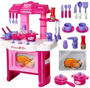 Kitchen Set For Kids - Pink