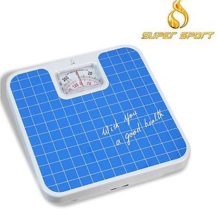 Personal Bathroom Weight Scale Manual Weighting Machine Model MB1020A Blue Color For Adults