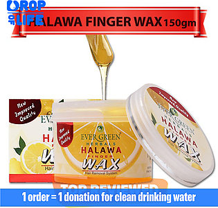 Evergreen Herbals Halawa Finger Wax 150gm ( New Packaging)