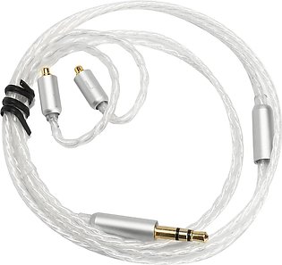 【Special Offer】Silver Replacement Cable For SHURE SE846 SE535 SE425 SE315 SE215 UE900 Headphone #0.7m