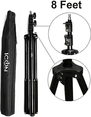 8 Feet Lighting Stand For Studio Light Photography 7861 Umbrella With Spring Suspension Long Height I7861
