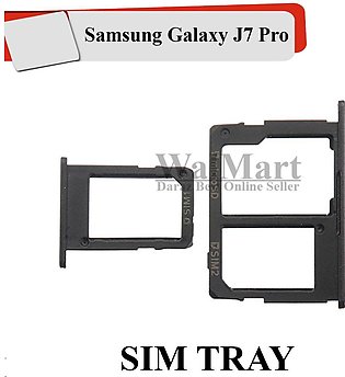 Samsung Galaxy J7 Pro SIM Tray Sim Jacket Sim Slot Sim Door For Samsung Galaxy J7 Pro - Black