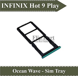 INFINIX Hot 9 Play SIM Tray Sim Jacket Sim Slot Sim Door For Hot 9 Play - Ocean Wave
