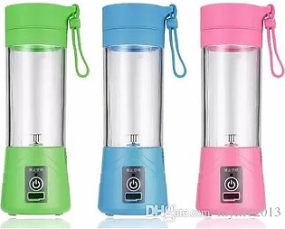 Electric Blender Mini Portable Personal Size Juicer Cup USB Rechargeable Mixer 380ml