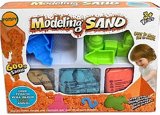Kinetic Play Modeling Sand 600grams with Castle Molds 1243