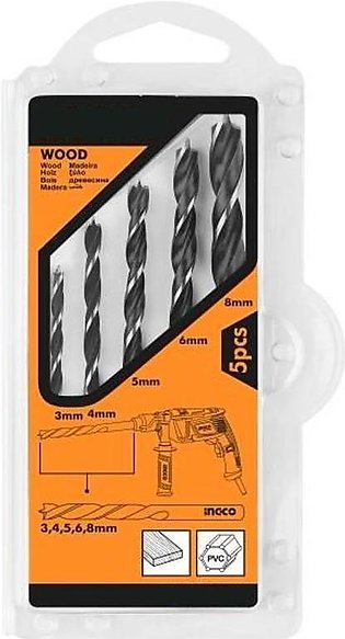 INGCO Original 5 Pcs Wood Drill Bits Set *Tool Shop*