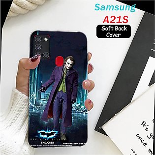 Samsung A21S Back Cover For Boys - The Joker - 2Gud Soft Case Cover