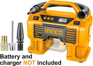 Ingco Lithium-Ion auto air compressor WITHOUT Battery and Charger
