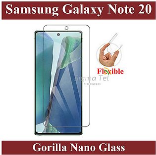 Samsung Galaxy Note 20 Unbreakable Gorilla Flexible Nano Glass Premium High Quality Screen Protector For Samsung Galaxy Note 20