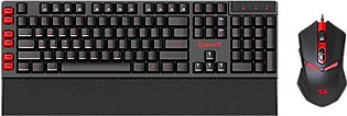 Redragon S102 YAKSA Gaming USB Programmable Gaming Keyboard 7 Color Backlight and NEMEANLION USB Mouse Combo