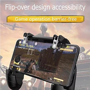 PUBG / Fortnite / COD Gamepad Controller shooter W11 + with Builtin L1 R1 Triggers Joystick and Stand for android and all phones