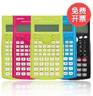 Delii Scientific Calculator 12 Digit 240 Function 1710 - Pink Original