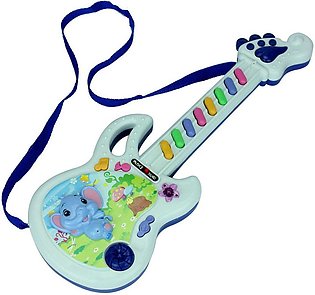 Electric Guitar Toy Musical Play Kid Boy Girl Toddler Learning Electron Multicolor