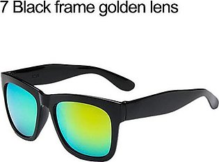 Men's Women's Sports Sunshade Outdoor Square Frame Colorful Sunglasses Gift