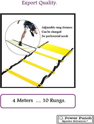 Football training agility ladder 10 rungs exercise fitness ladder-4 Meters.drilling.