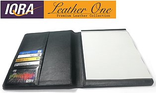Iqra Genuine Leather Folder with pad and pen A4 size