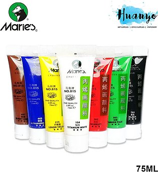 Maries Acrylic Paints 75 Ml Per Tube - Pack Of 7 Tubes - Acrylic Paints