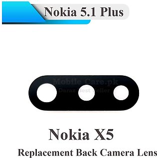 Nokia 5.1 Plus (Nokia X5) Replacement Back Camera Lens Glass For Nokia 5.1+