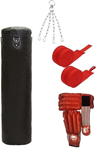 3 feet Boxing bag-sand bag punching boxing bag gloves mma
