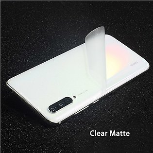 Oppo_ A5S Clear Semi Transparent Blur Back Cover Skin Sheet Carbon Fiber Matte Film Anti-stain Wrap Skin Jelly For Protection A 5 S