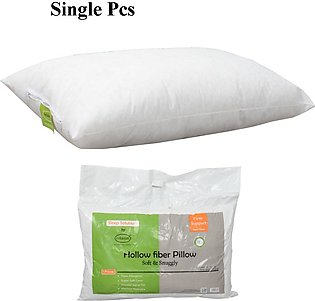 Relaxsit Ball Fibre Pillow hollow fibre pillow, Super Support White Pillows Firm Support Bed Pillows Designed for Back and Side Sleepers-Multiple package available