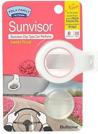 Car Air Freshener Car Hanging Perfume Air Freshener Sun Visor Clip - Floral