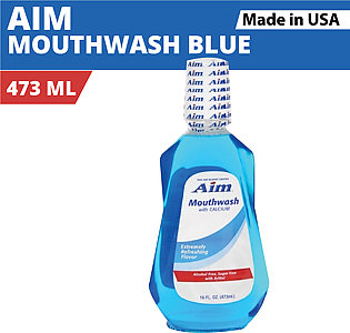 Aim Calcium Mouthwash by WBM - 473ML | Refreshing Flavour Alcohal and Sugar Free Mouth Freshner