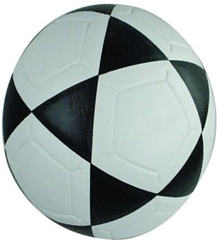 Machine Made Triangles Soccer Ball Football Training ball (Size 5) - Black & White