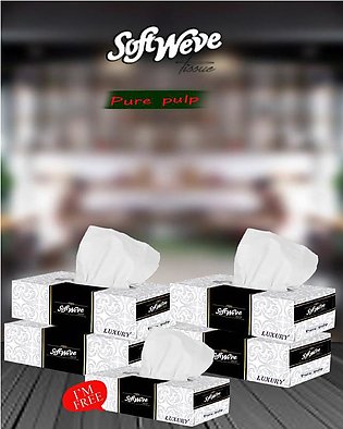 Tissue box Luxury Pack of 5 Buy 4 Get 1 free