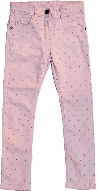 Pink Okaidi Skinny Jeans For Girls