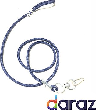 Rope Leash for Dogs and Cat - 5 ft blue -
